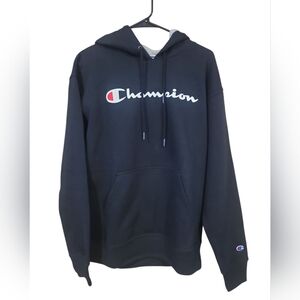 Champion Men's Medium Black Hoodie EUC